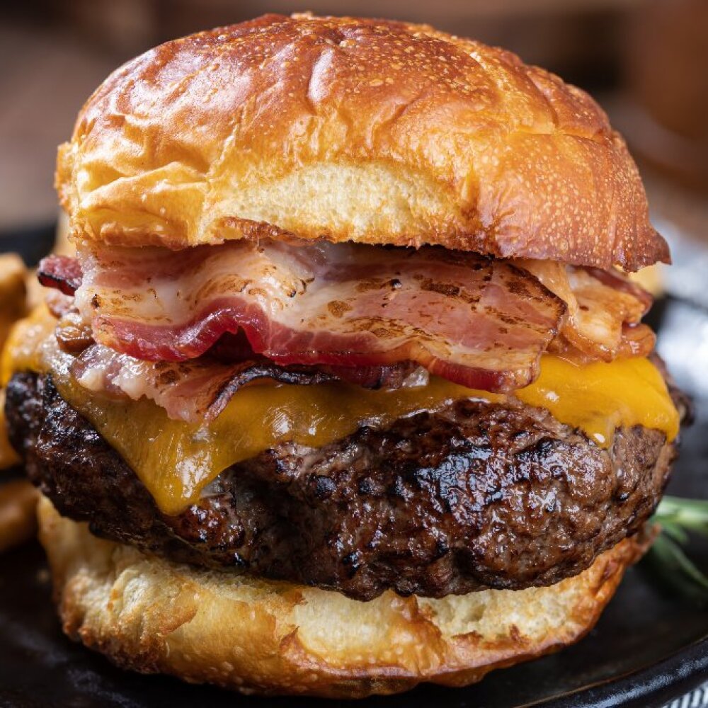 Foto de hamburguesa ejemplo